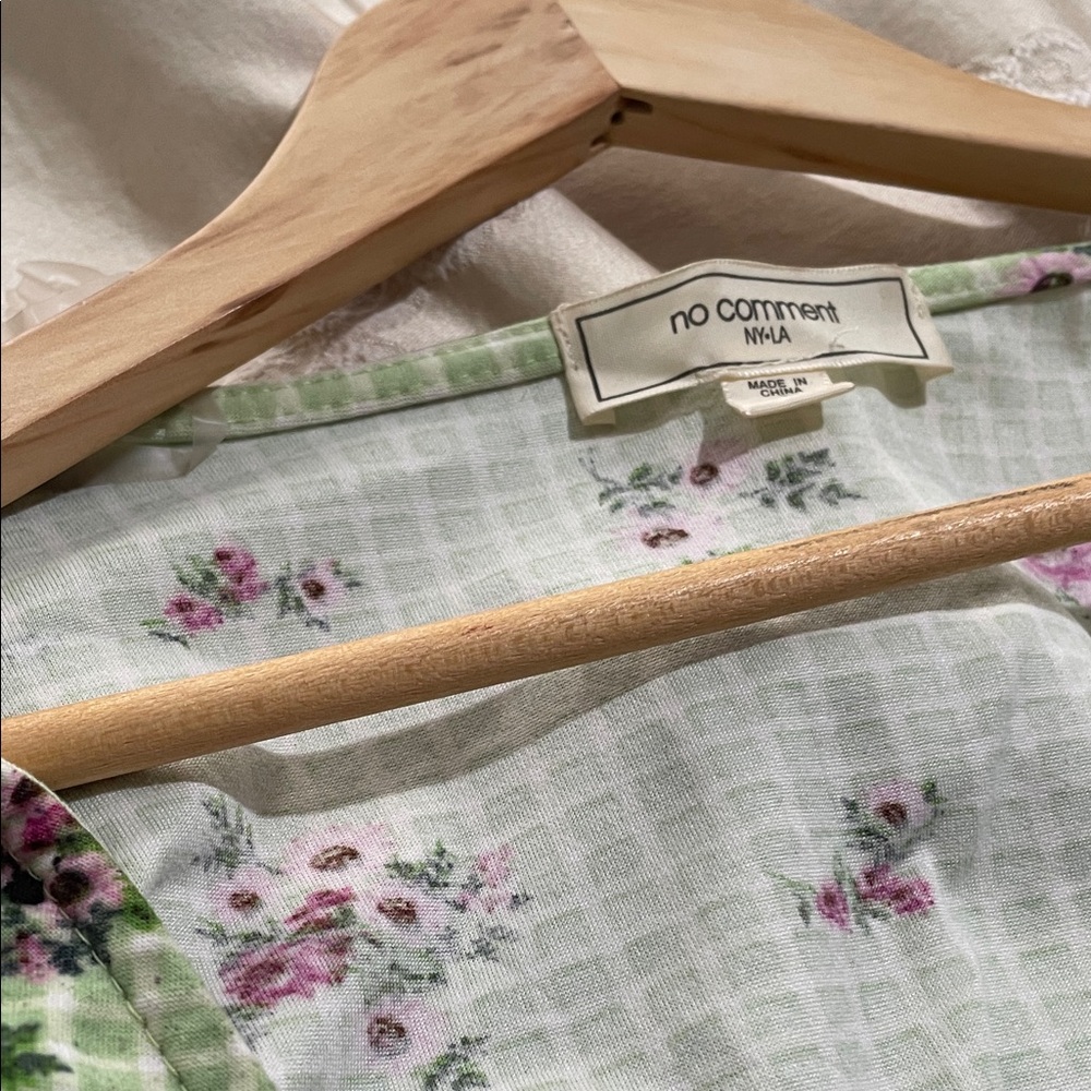 No Comment NYLA Floral Women's Top - Green and Pink